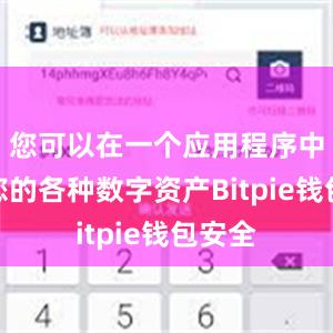 您可以在一个应用程序中管理您的各种数字资产Bitpie钱包安全